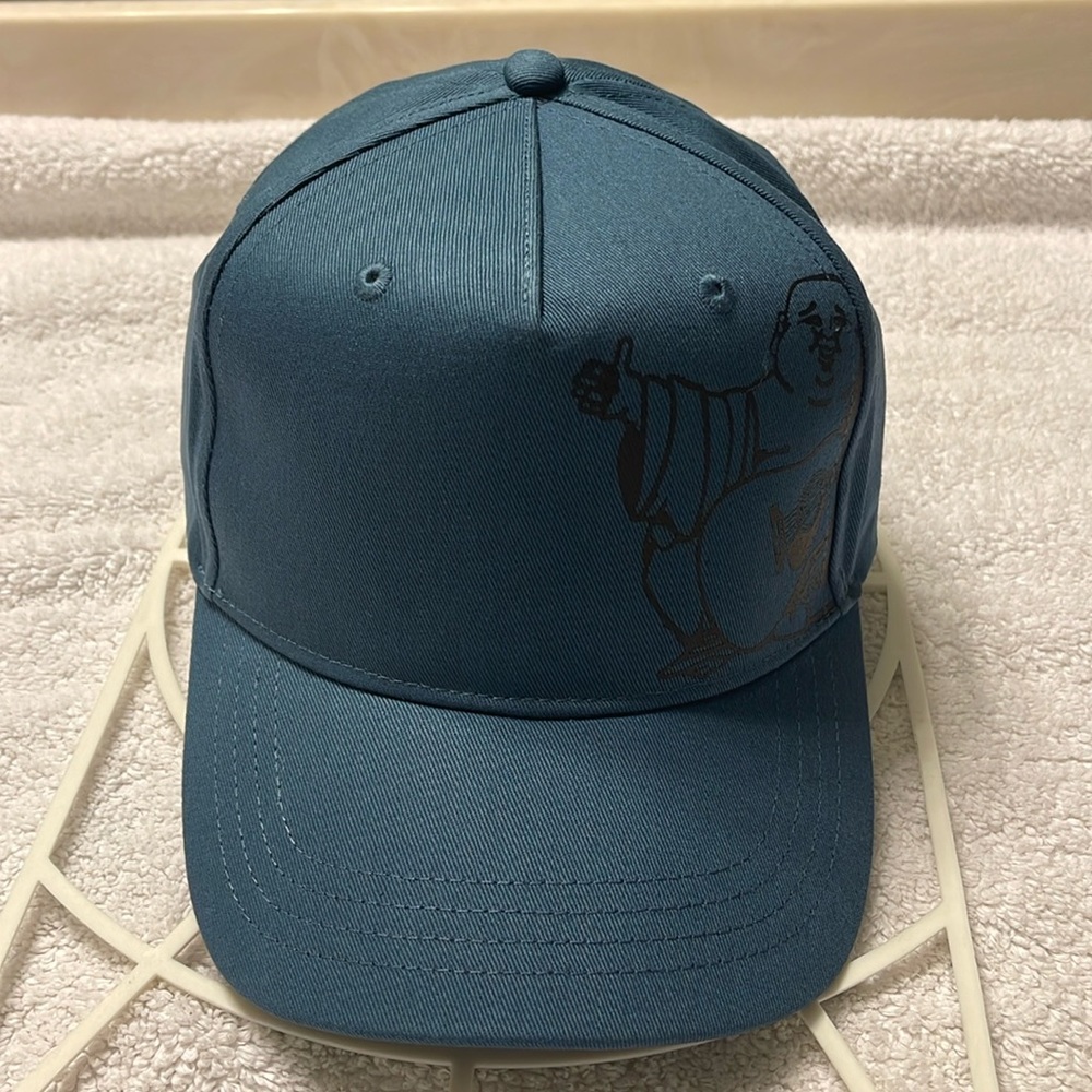 True Religion Blue Black Buddha Snapback  Baseball Cap $59 New